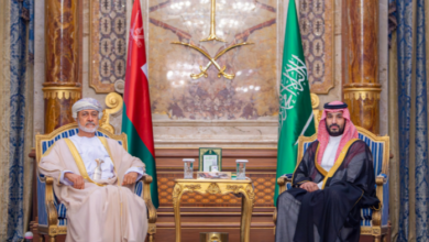 ولي العهد يلتقي سلطان عُمان ويستعرضان مجالات التعاون الثنائي وتطورات الأوضاع بالمنطقة